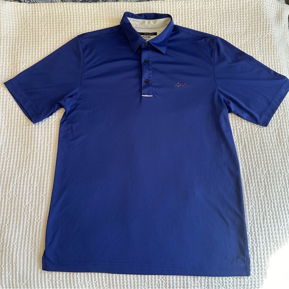 Greg Norman Collection Blue Polo Shirt